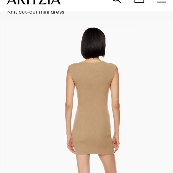 Wilfred Free Cut-Out Knit Mini Dress - Picture 10 of 11